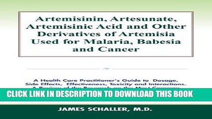 [PDF] Artemisinin, Artesunate, Artemisinic Acid and Other Derivatives of Artemisia Used for