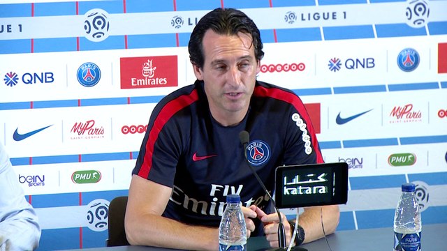 L1 Caen - Paris SG: conférence d'avant match de Unai Emery