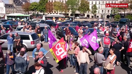 Loi Travail. Plus de 300 manifestants à Quimper (Le Télégramme)