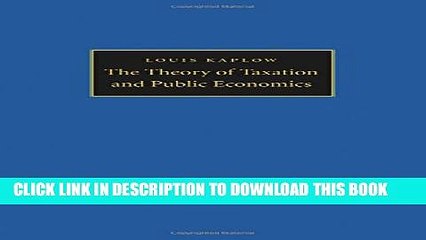 [Read PDF] The Theory of Taxation and Public Economics Download Online
