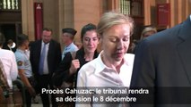 Procès Cahuzac: le tribunal rendra sa décision le 8 décembre
