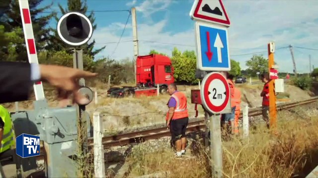 Collision entre un TER et un poids lourd à Aix-En-Provence