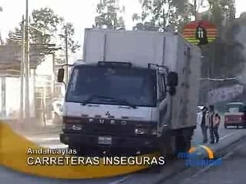 CARRETERAS INSEGURAS - ANDAHUAYLAS