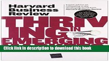 [PDF] Harvard Business Review on Thriving in Emerging Markets (Harvard Business Review
