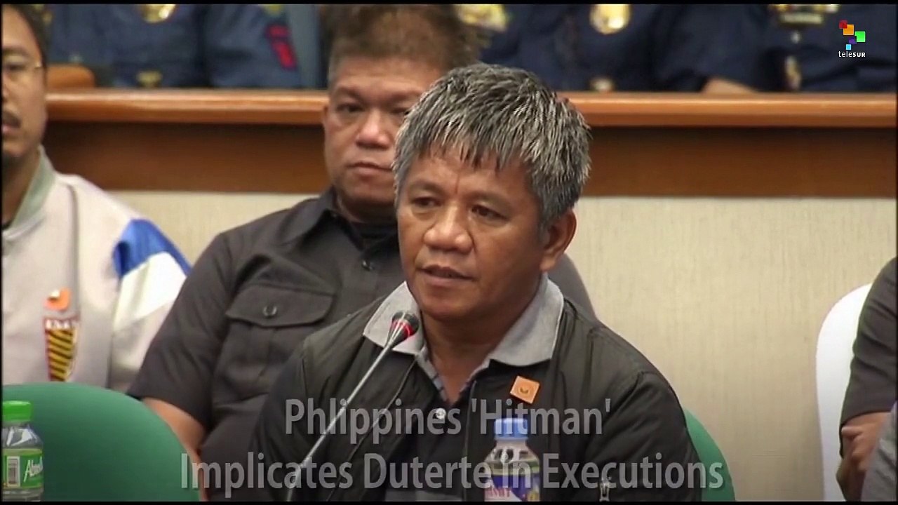 Phlippines 'Hitman' Implicates Duterte in Executions