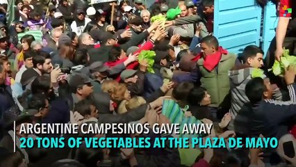 Argentine Farmers Give Away Tons of Vegetables