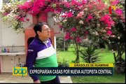 Girasoles de Huampaní: expropiarían casas por Nueva Autopista Central