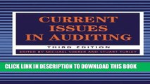 [Read PDF] Current Issues in Auditing (Accounting and Finance series) Download Online