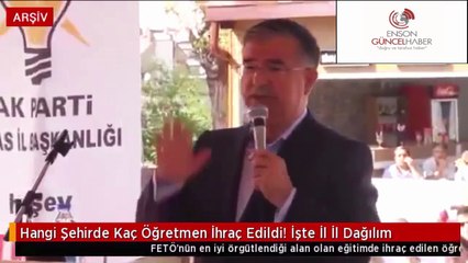 Milli Egitim Bakanı Ne kadar ögretmen görevden alındı açıkladı
