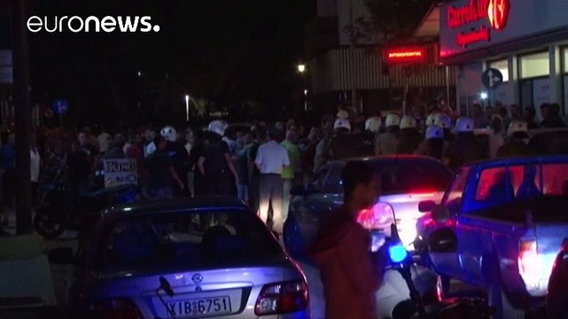 Χίος: Έκτροπα σε πορεία διαμαρτυρίας πολιτών για το προσφυγικό