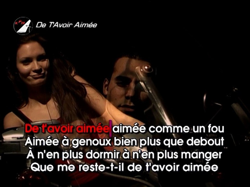 De T'Avoir Aimée Karaoké – Charles Aznavour*