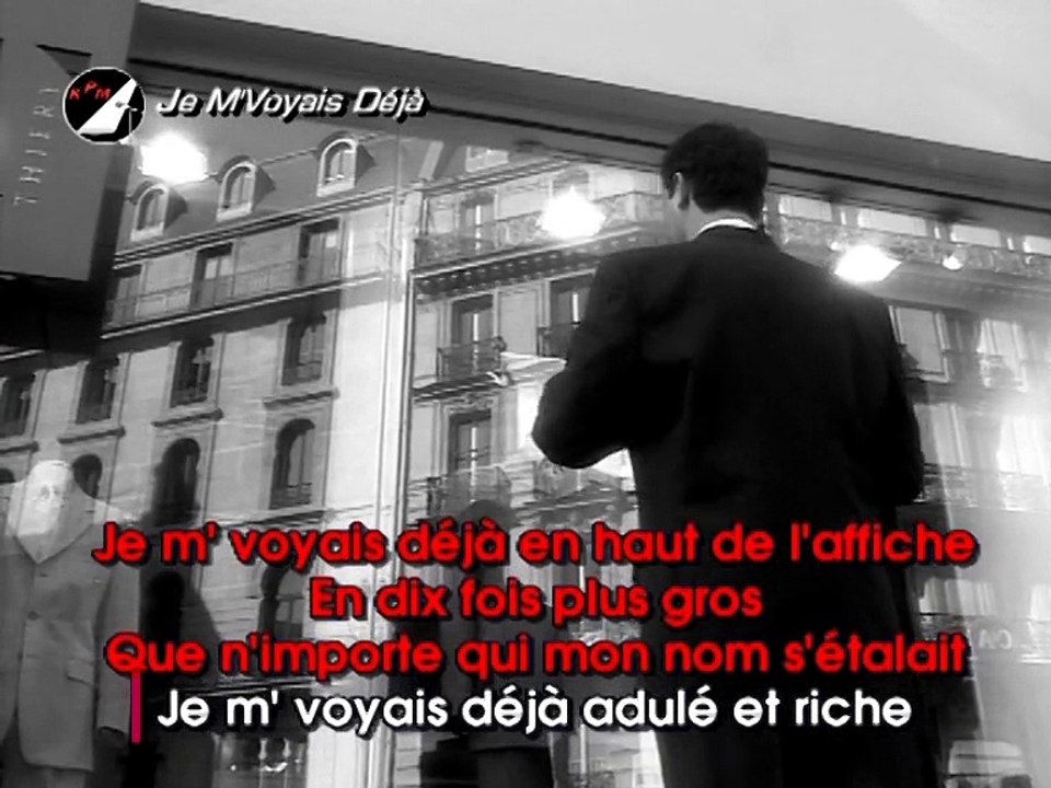 Je M'Voyais Déjà (Nouvelle Version Live) Karaoké – Charles Aznavour*