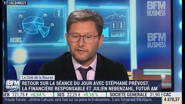 Le Club de la Bourse: Stéphane Prévost, Julien Nebenzahl et Nicolas Chéron - 15/09
