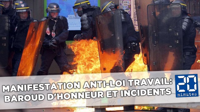 Manifestation anti-Loi Travail: Baroud d'honneur et incidents à Paris