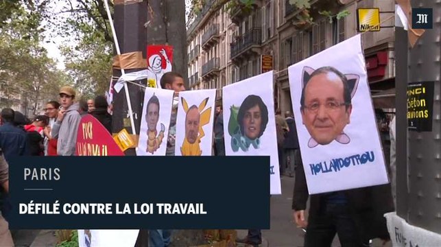 A Paris, incidents lors de la manifestation contre la loi travail