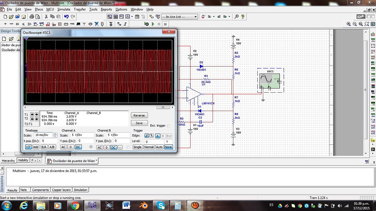 WIEN BRIDGE OSCILLATOR (Testing)