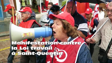 Manifestation contre la loi travail à Saint-Quentin le 15 septembre 2016