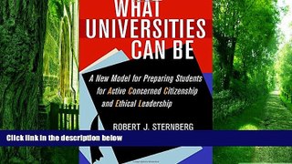 Big Deals  What Universities Can Be: A New Model for Preparing Students for Active Concerned