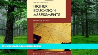 Big Deals  Higher Education Assessments: Leadership Matters (The ACE Series on Higher Education)