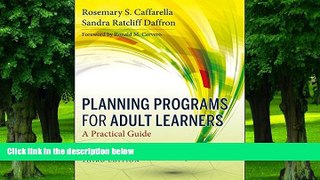 Big Deals  Planning Programs for Adult Learners: A Practical Guide  Best Seller Books Best Seller