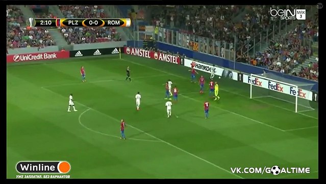 0-1 Diego Perotti Goal HD FC Viktoria Plzen 0-1 AS Roma 15.09.2016 HD