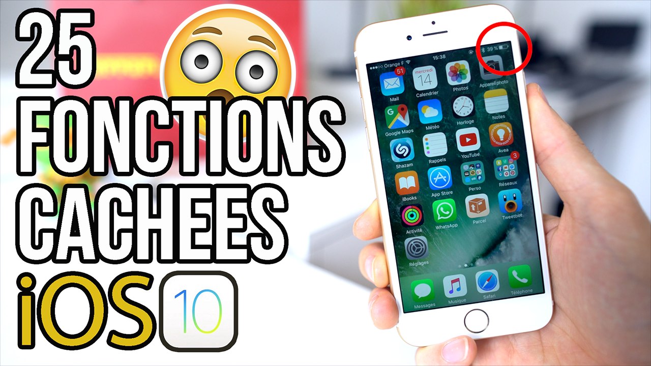 25 fonctions cachés et astuces sur iOS 10 !