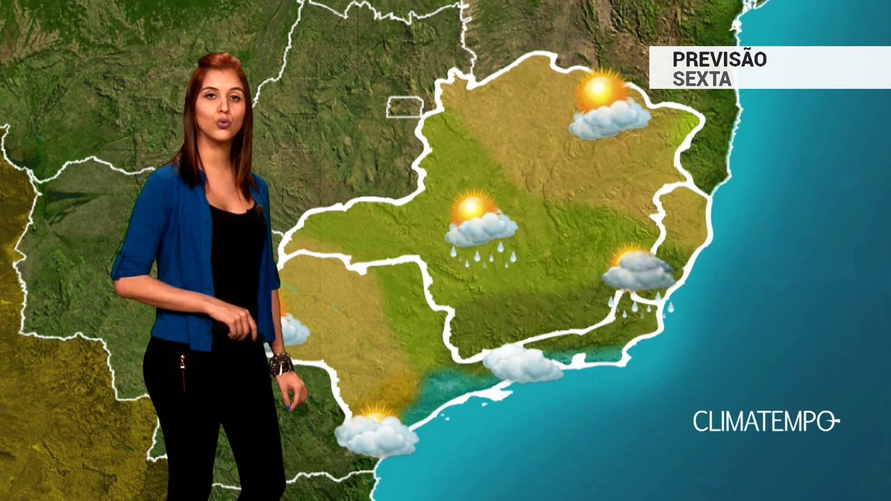 Previsão Sudeste – Chuva forte no sul de MG