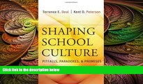 behold  Shaping School Culture: Pitfalls, Paradoxes, and Promises