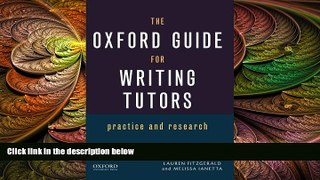 different   The Oxford Guide for Writing Tutors: Practice and Research