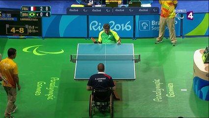 Tennis de table (H - Classe 1-2). Fabien Lamirault envoie la France en finale