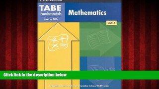 Big Deals  TABE Fundamentals: Test Workbook (Level E) Mathematics  Free Full Read Best Seller