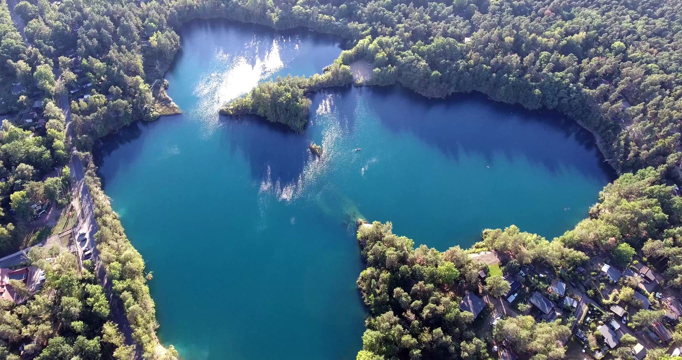 Pretziener Seen aus der Luft in UHD