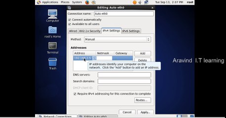 IP Address Configuration For Linux