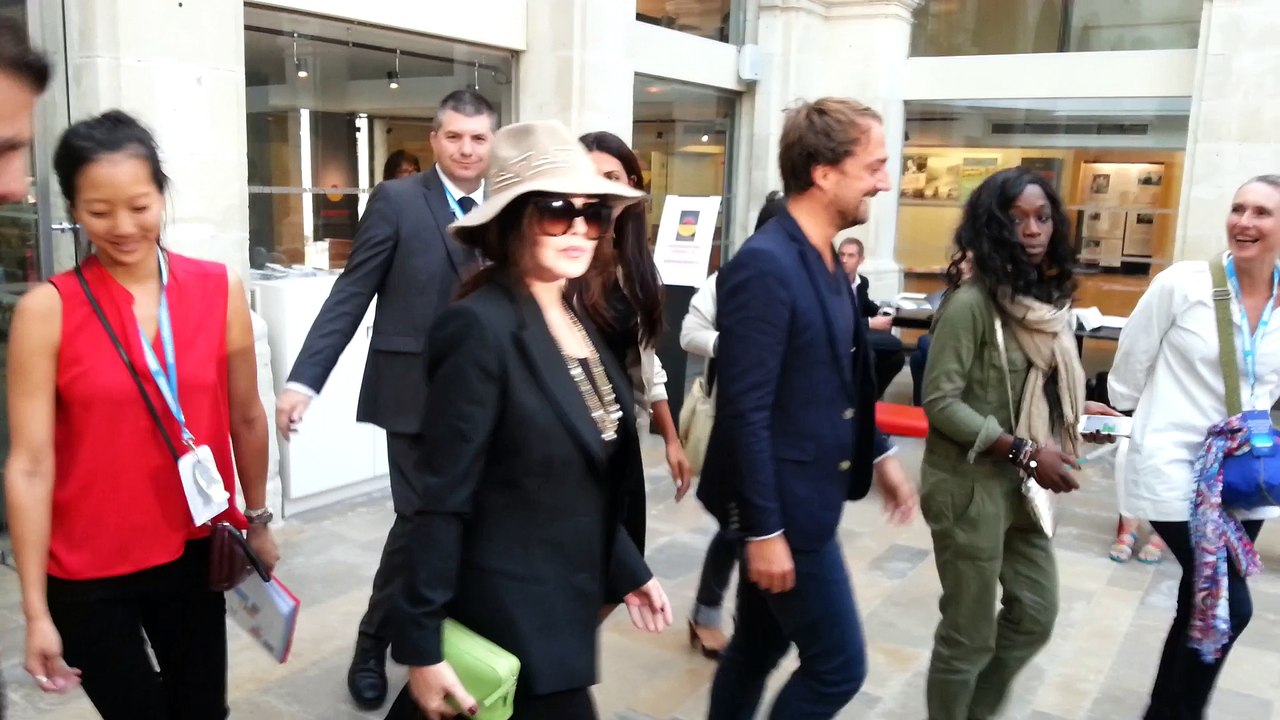 Isabelle Adjani au festival de la fiction TV de La Rochelle