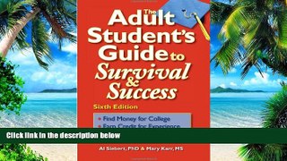 Big Deals  The Adult Student s Guide to Survival   Success  Free Full Read Best Seller