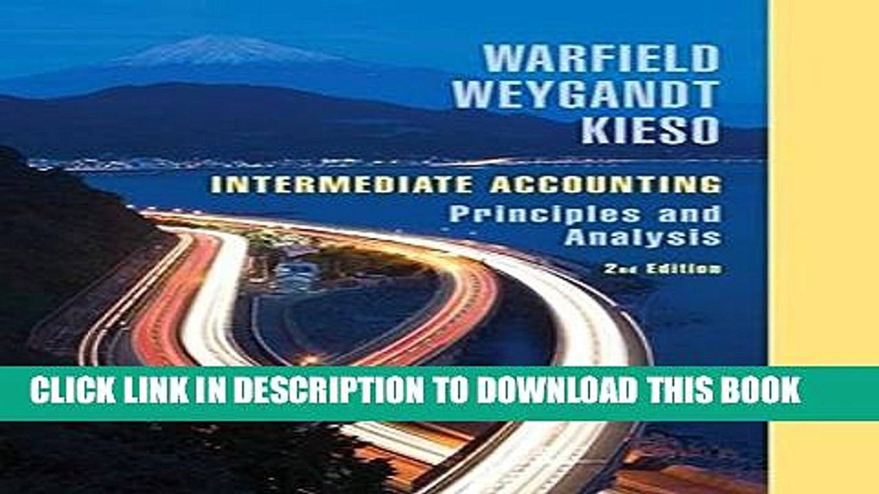 [PDF] Intermediate Accounting: Principles and Analysis Full Colection