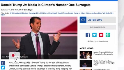 Donald Trump Jr. Under Fire for 'Gas Chamber' Remark