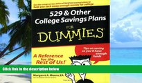 Big Deals  529 and Other College Savings Plans For Dummies  Best Seller Books Most Wanted