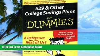 Big Deals  529 and Other College Savings Plans For Dummies  Best Seller Books Most Wanted