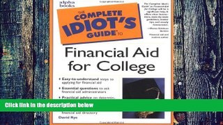 Big Deals  Complete Idiot s Guide to Financial Aid for College  Best Seller Books Best Seller