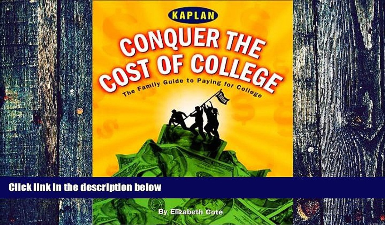 Big Deals  Conquer the Cost of College: Strategies for Financial Aid (Kaplan Paying for College)