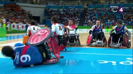 Rugby en fauteuil roulant (H) : La France s’incline face au Japon