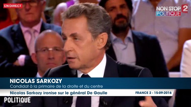 Nicolas Sarkozy dans l’Emission Politique : Vous n’allez pas accuser le général De Gaulle d’avoir été un dictateur ?