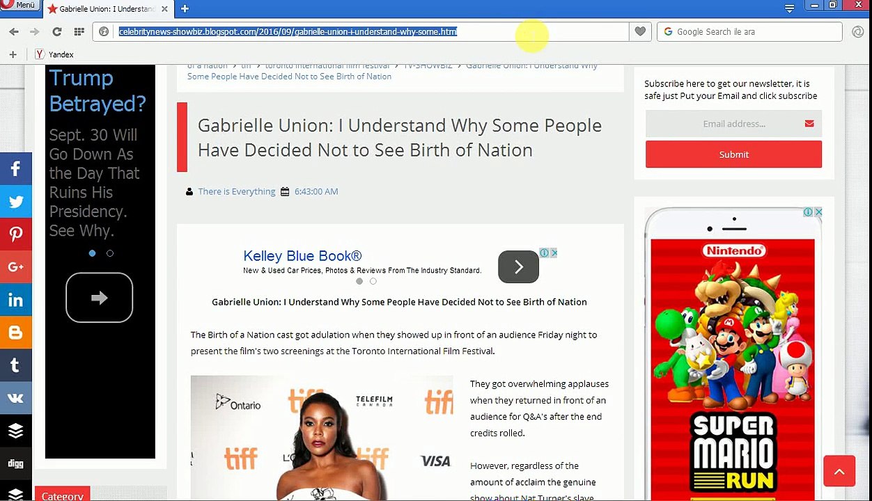 Gabrielle Union: I Understand Why Some People Have Decided Not to See Birth of Nation