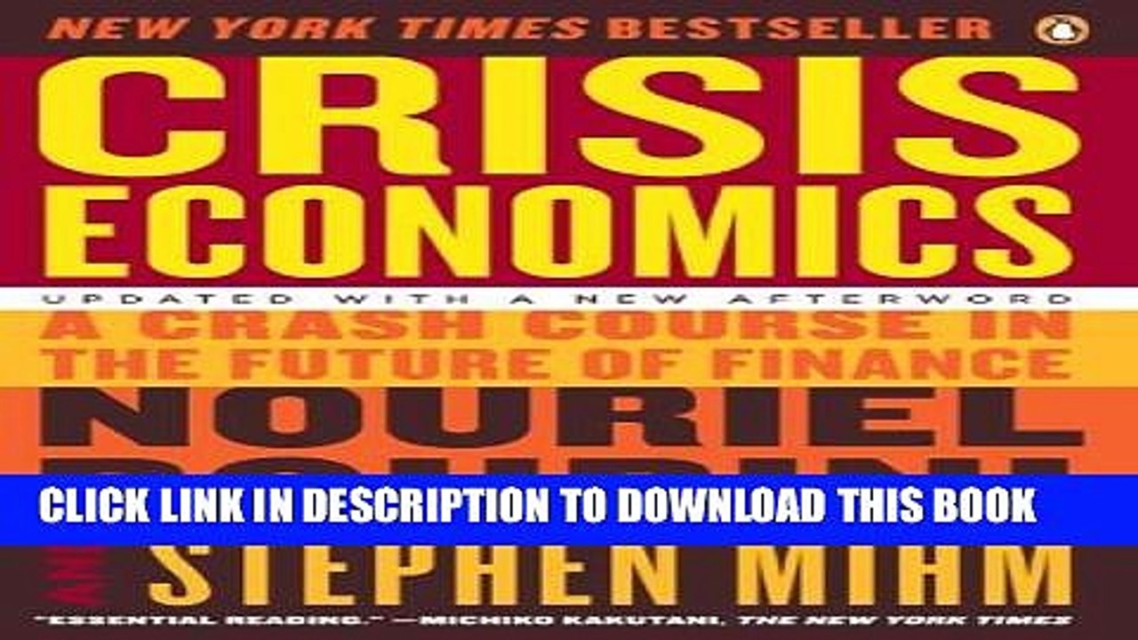 [PDF] Crisis Economics: A Crash Course in the Future of Finance Full Collection