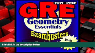 Big Deals  GRE Test Prep Geometry Review--Exambusters Flash Cards--Workbook 6 of 6: GRE Exam Study