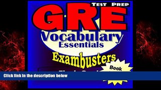 Big Deals  GRE Test Prep Essential Vocabulary 1 Review--Exambusters Flash Cards--Workbook 1 of 6: