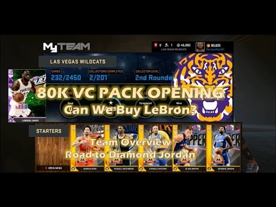 NBA 2K16 80K VC Pack Opening