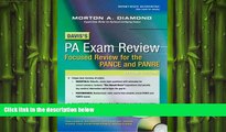 Big Deals  Davis s PA Exam Review: Focused Review for the PANCE and PANRE  Best Seller Books Most