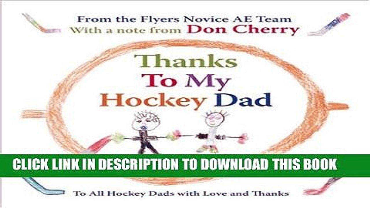 [PDF] Thanks to My Hockey Dad Popular Colection